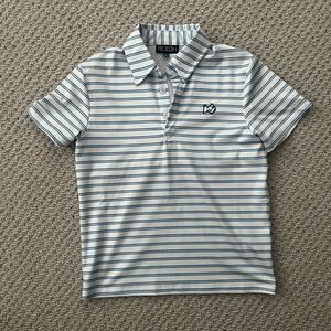 Prodoh Boys White and Blue Polo Shirt Size 5